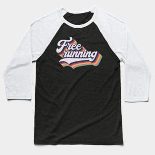 Free running vintage style Baseball T-Shirt